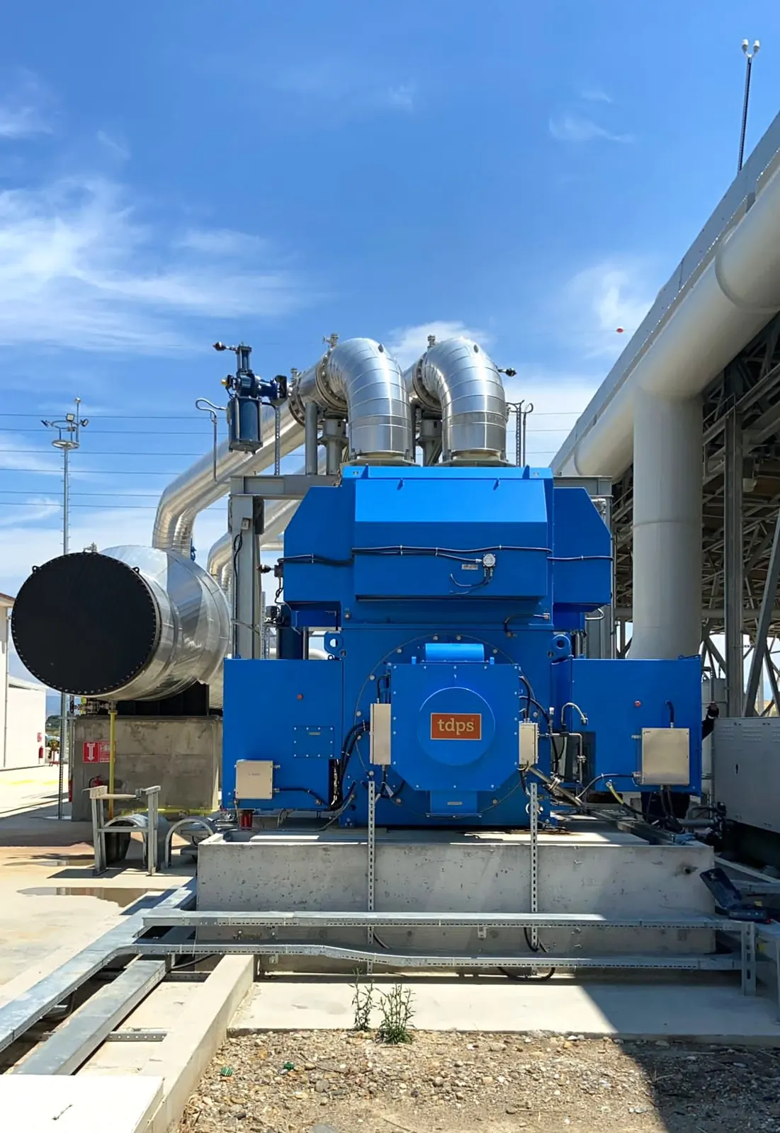 Generador TD Power Systems instalado en planta de energía