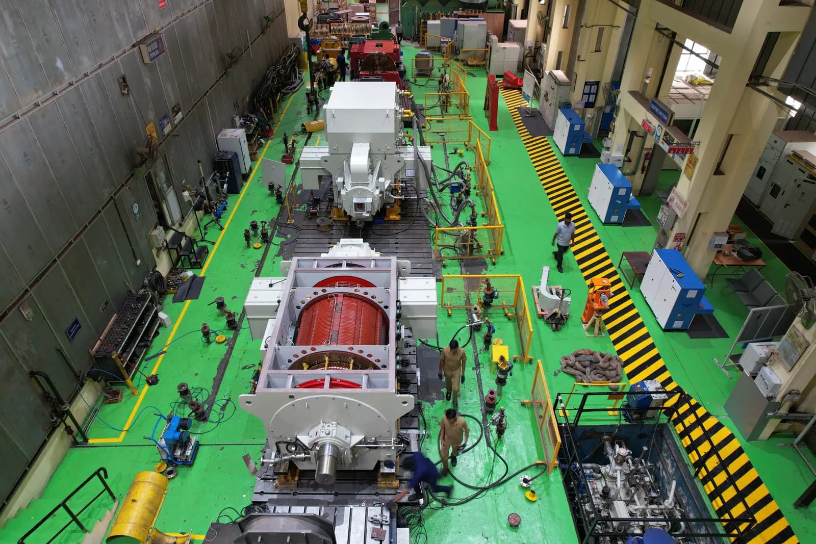 Generador TD Power Systems en el banco de pruebas de fábrica